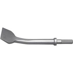 50 x 260mm 14.8mm Hex Shank Wide Bent Chisel