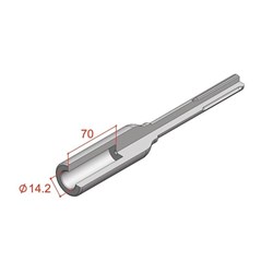 1/2" 250mm SDS Max Ground Rod Driver