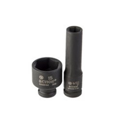 4mm 1/4" Drive 6-Point Metric Deep Impact Socket