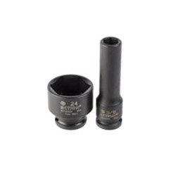 7mm 3/8" Drive 6-Point Metric Deep Impact Socket