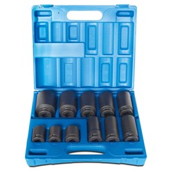 11 Pieces 3/4 Drive, Bud Wheel & 6-Point Truck Wheel Service Set