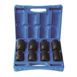8 Pieces 1 Drive 6-Point Metric Deep Socket Set
