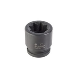 3/4" x 1/2" Drive 8-Point Imperial Double Square Impact Socket