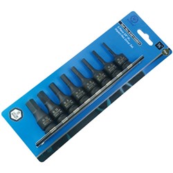 8 Piece 1/2 Drive Hex Driver Metric Set