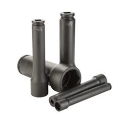 21mm 1/2" Drive 12-Point Metric Impact Tube Socket - 250mm