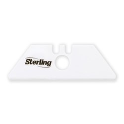 Sterling Ceramic Heavy Duty Rounded Tip Blade with Centre Hole (x5)