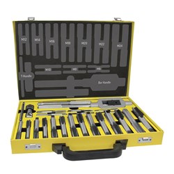 Alpha Tap Set Metric Coarse HSS M6-M24 22 Piece Metal Box