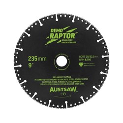 235mm (9in) | Demo Raptor Multi-Purpose Demolition Diamond Blade