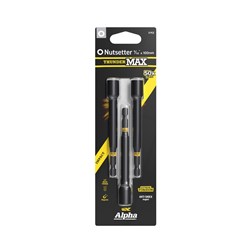ThunderMax 5/16in x 100mm Impact Magnetic Nutsetter Carded | 3 Pack
