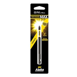 ThunderMax PH1 x 100mm Impact Power Bit Carded