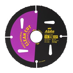 Alpha 115mm TCT Multi Cutter Blade 32T - 22mm Bore