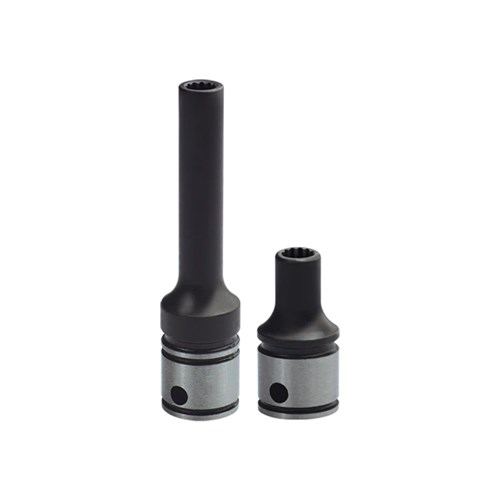 11mm x 1/4in Drive 12 Point Socket  Dual Action