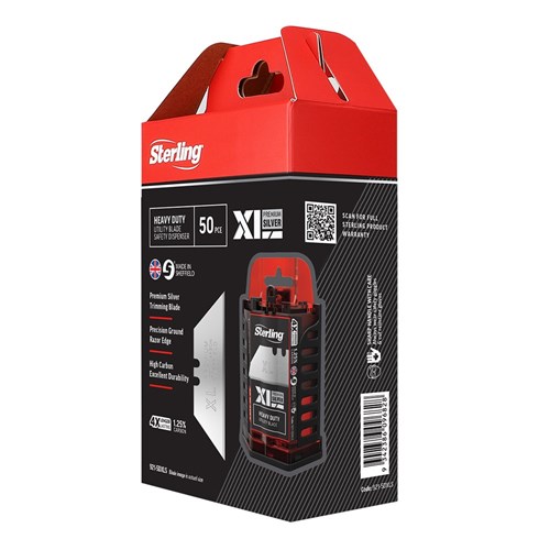 XL Premium Silver Heavy Duty Blade Dispenser (x50)