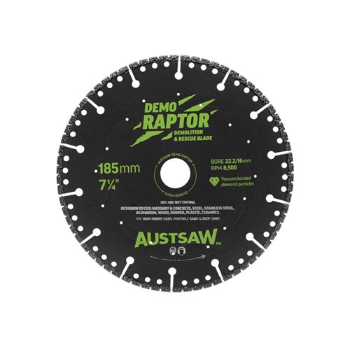 185mm (7in) | Demo Raptor Multi-Purpose Demolition Diamond Blade