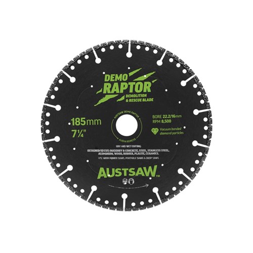 185mm (7in) | Demo Raptor Multi-Purpose Demolition Diamond Blade