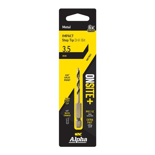 3.5mm | Onsite Plus Impact Step Tip Drill Bit