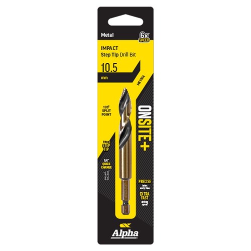 10.5mm | Onsite Plus Impact Step Tip Drill Bit