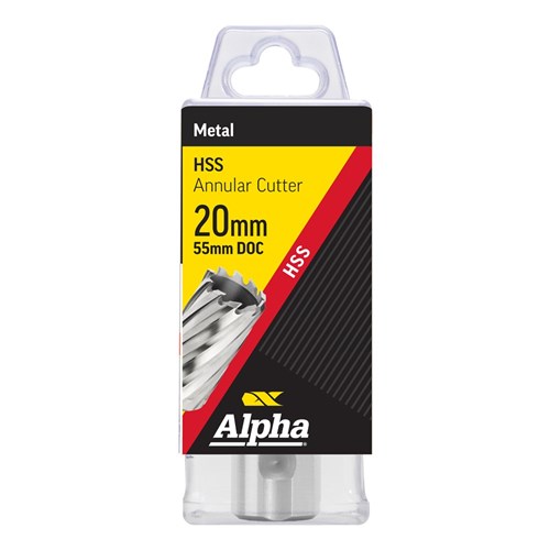 20 x 55mm HSS Annular Cutter