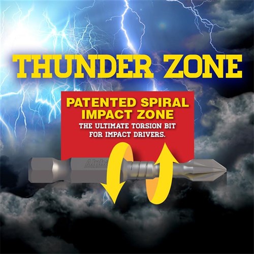 Thunderzone HEX4 x 50mm Impact Power Bit