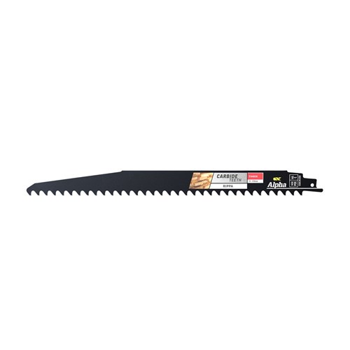 Alpha Carbide Teeth TCT Rippa Timber Recip Blade | 3 TPI - 304mm